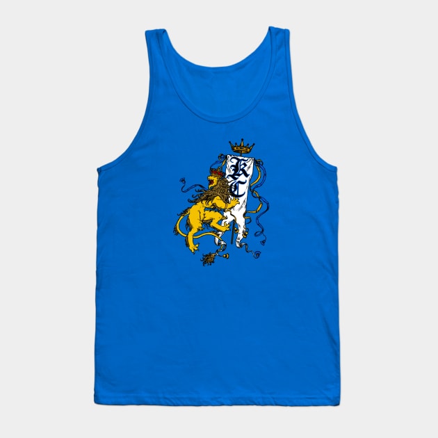 KC Royal Rampant Lion Tank Top by CURSED HALLOW